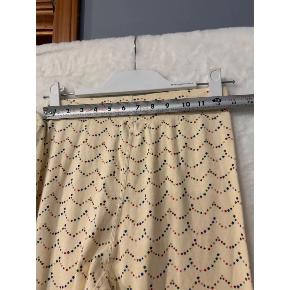 Hanna Andersson Pajama Set Kids 14-16 Organic Cotton Star Wave Cream Multi 2pc